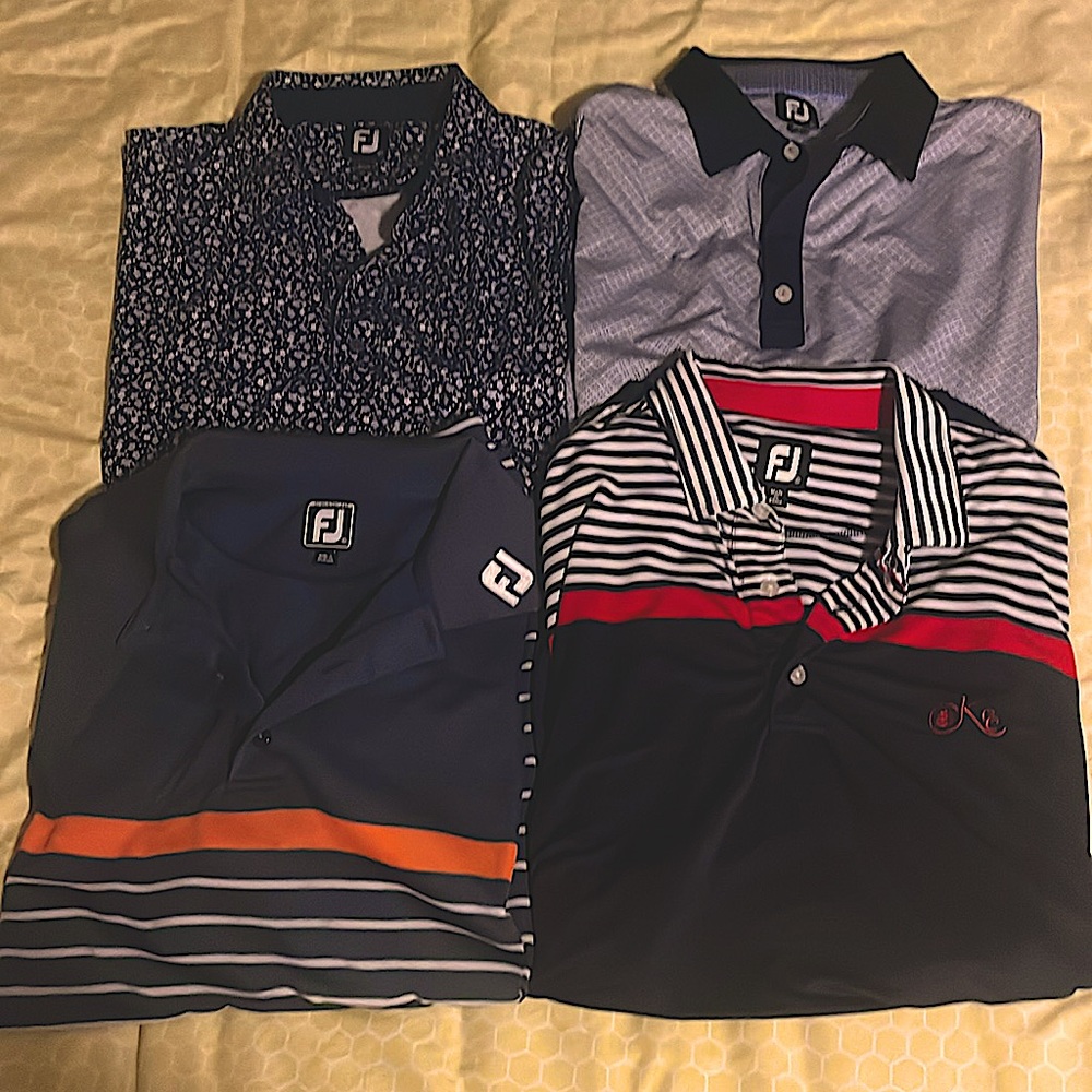 FOOTJOY golf polos size XL